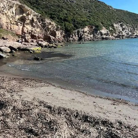 Casa Sul Mare Con Giardino Sardegna Sant'antioco Ferienhaus Cala Sapone